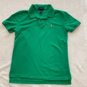 Polo by Ralph Lauren Green Boys Polo Shirt, Size M (10-12)